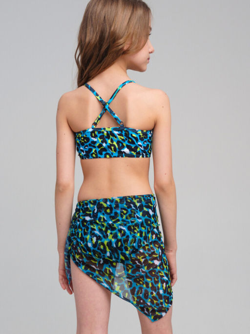 12521161 Комплект для девочек: купальный костюм, парео - Playtoday фото 3