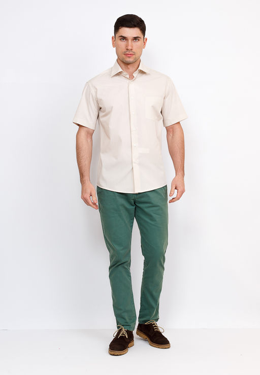 Сорочка мужская короткий рукав GREG 520/309/BG/Z  фото 7