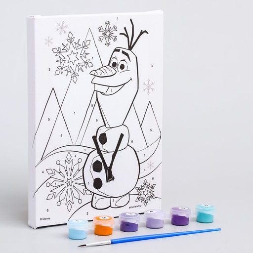 Картина по номерам, 21 х 15 см Олаф, Холодное сердце - Disney фото 3