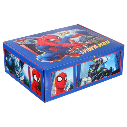 Складная коробка с игрой 28х21х9 см, Человек-паук