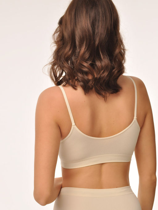 Топ на тонких бретелях в рубчик - My фото 29