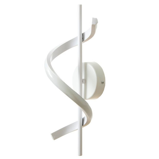 Бра «Спираль» LED 16 Вт 6000К белый 12×40 см