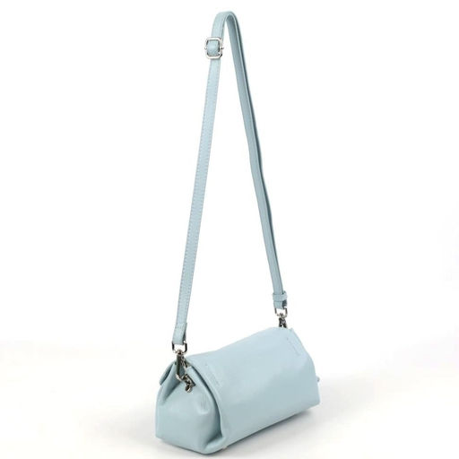 Женская кожаная сумка бочонок через плечо 0025-8 - Cidirro фото 3