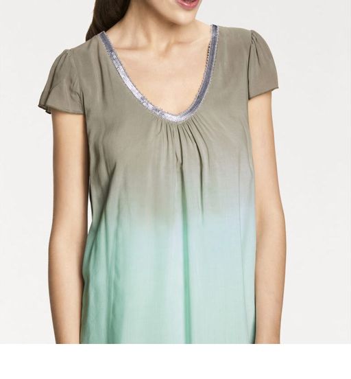 Блузка, серо-мятная - Ashley brooke фото 5