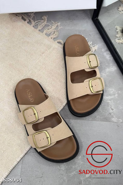 Шлепки женские замшевые - Bruno фото 4