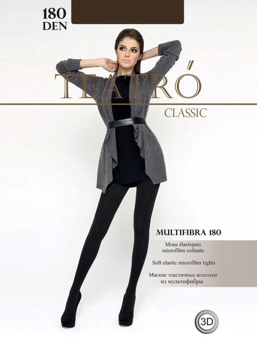 Колготки TEATRO MULTIFIBRA 180 шоколадный  фото 6