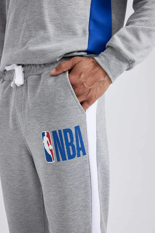 DeFactoFit NBA - облегающие спортивные штаны из плотной ткани с надписью NBA  фото 5