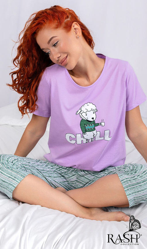 Пижама Chill сиреневая Цвет:как на фото - Rash фото 2