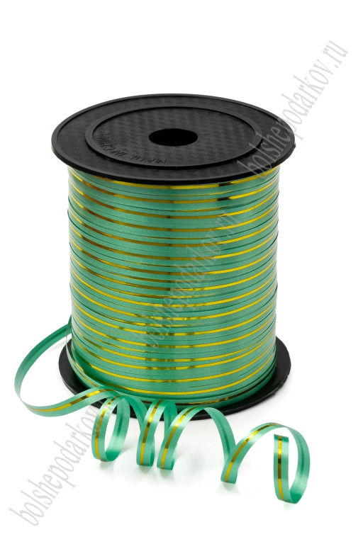 Лента бумажная 0,5 см*250 ярд (SF-1514) зеленый