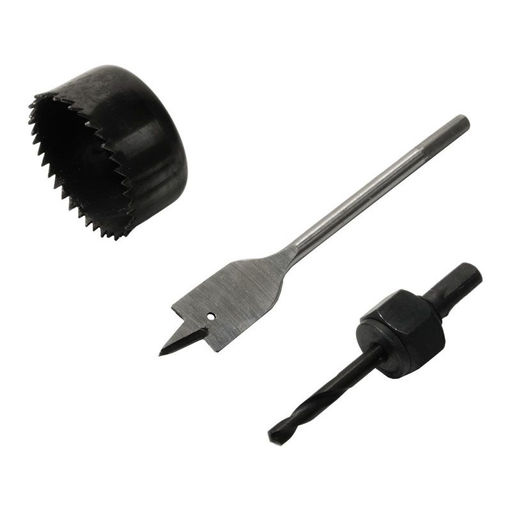 Набор сверл для врезки замков 3шт.: d6, 22, 54мм