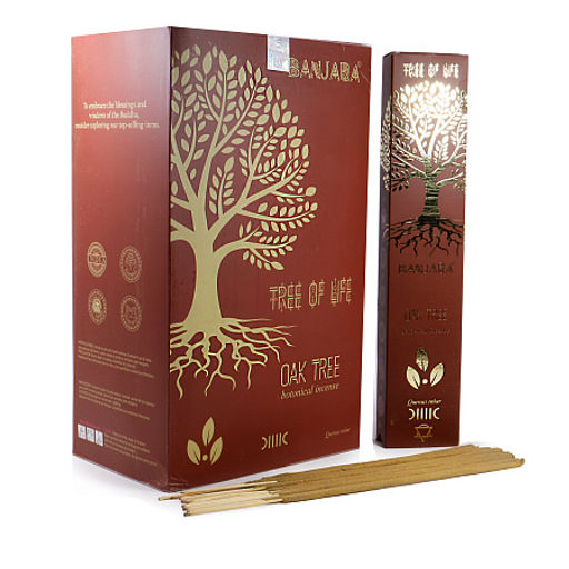 Благовония BANJARA OAK Tree of Life Super Premium качество светлые пыльцовые 12 палочек Botanical