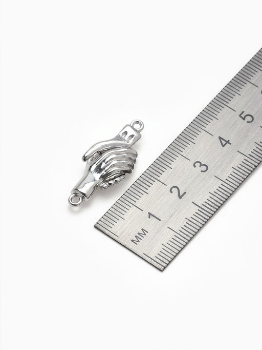 Замок магнитный Руки (набор 2 шт.), цвет серебро