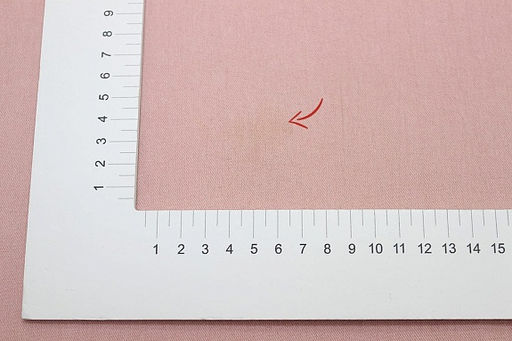 Плательный хлопок цв.Пыльная роза, СОРТ2, ш.1.44м, хлопок-100%, 150гр/м.кв - Купава фото 4
