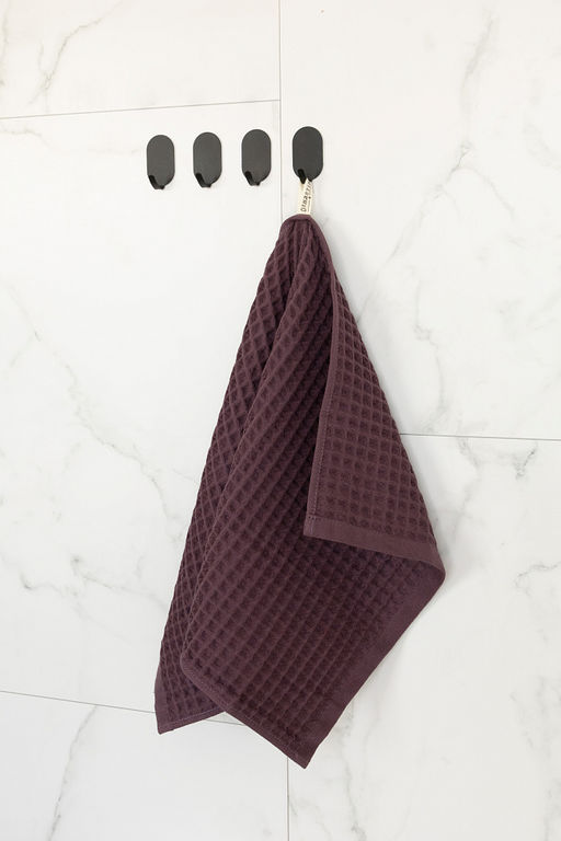 Полотенце кухонное 40х60 марсала вафельное полотно