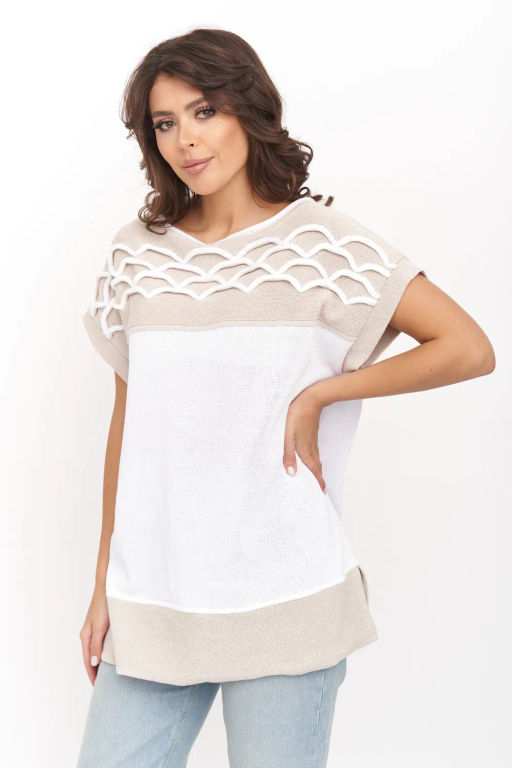 Джемпер М 3241/молочный