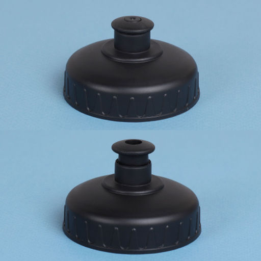 Бутылка для воды велосипедная ZEON WB066 силиконовый клапан, пищевой hi-quality PP, 750ML цвет blue/уп100 - Галеонтрейд фото 4