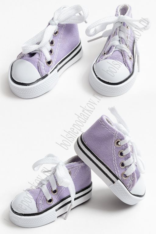 Обувь для игрушек 7,5 см "Кеды" (1 пара) SF-5977, фиолетовый