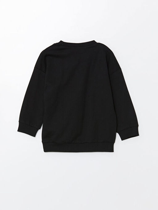 Bisiklet Yaka Bask?l? Erkek Bebek Sweatshirt - Waikiki фото 3