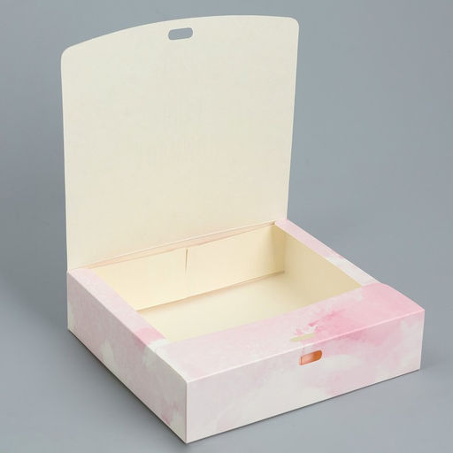 Коробка подарочная складная, упаковка, «Любимой дочке», 20 х 18 х 5 см, БЕЗ ЛЕНТЫ