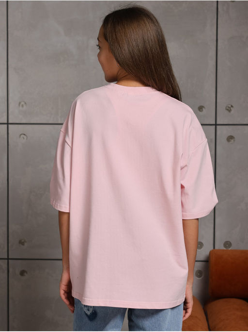 Футболка "Базовая" Розовый Девочка