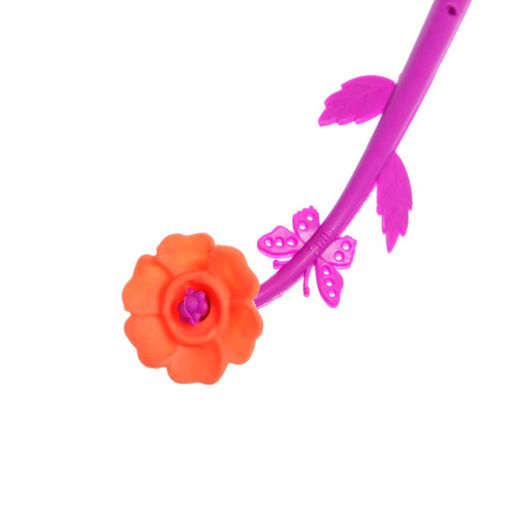 Цена за 12 шт. Ручка-прикол Calligrata Цветы Маки, гелевая, МИКС