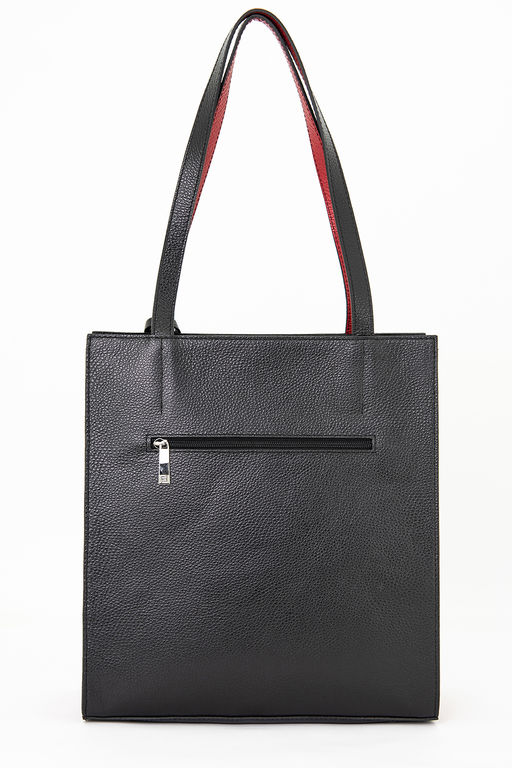 Сумка женская Ц-550.1 черный+красный - Protege фото 3