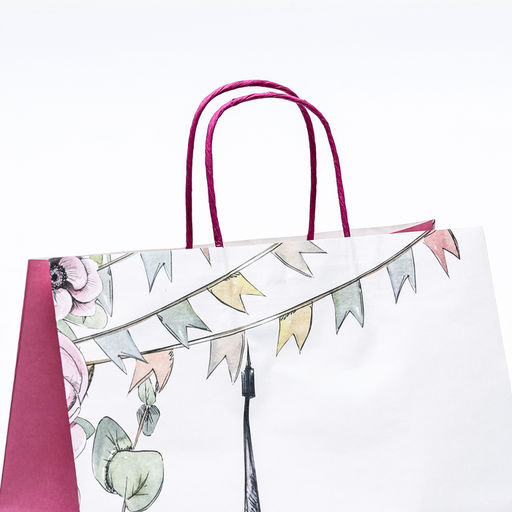 Пакет подарочный крафт Прекрасных моментов 32?19.5?37 см