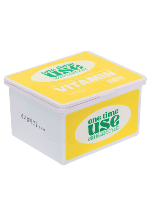 MEDIBEAU Набор тканевых масок для лица с витаминами / One Time Use Vitamin Sheet Mask Pack, 30 шт.