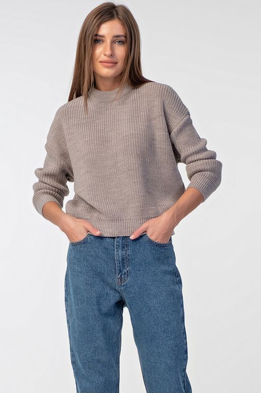 Джемпер вязаный оверсайз - Fly фото 24