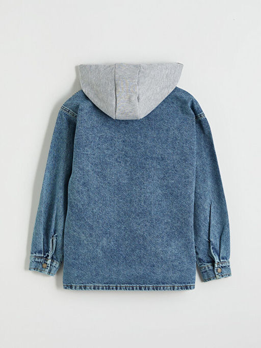 Kap??onlu Erkek ?ocuk Jean G?mlek