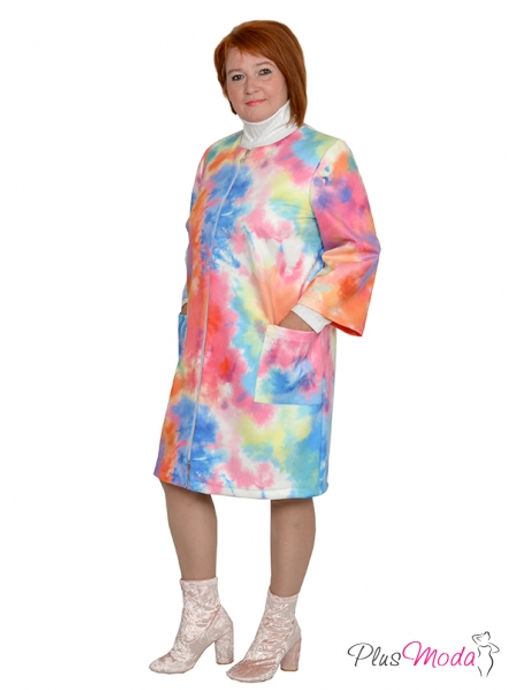 Плащ Модель №1013 размеры 44-84 - Plusmoda фото 7