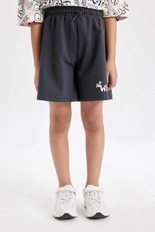 Шорты с принтом для девочек - Defacto фото 7