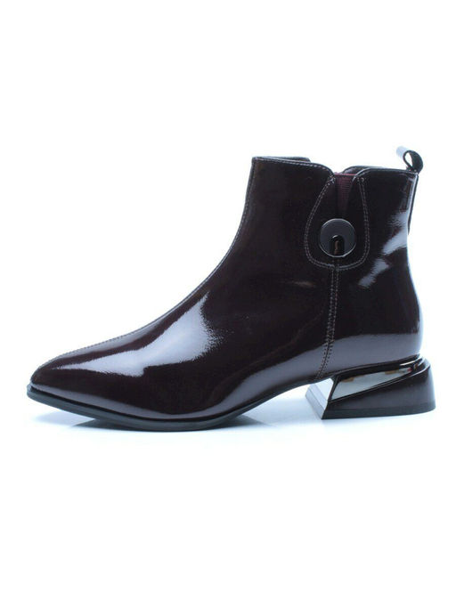 01-PCG265-3 VINOUS Ботинки демисезонные женские (натуральная кожа, байка) - Фабричный китай фото 9