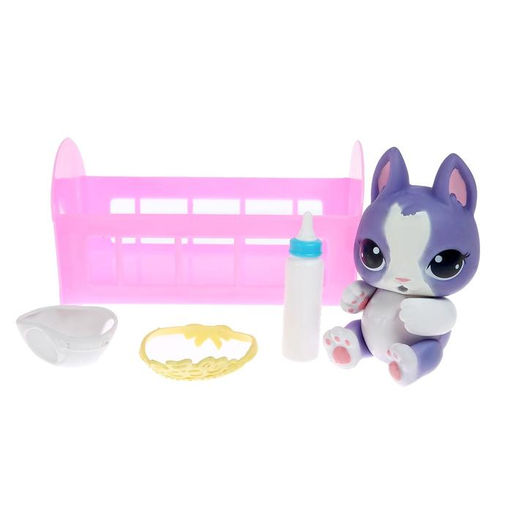 Игрушка-сюрприз «Плюш сплюш» в кроватке с аксессуаром, zoo-МИКС