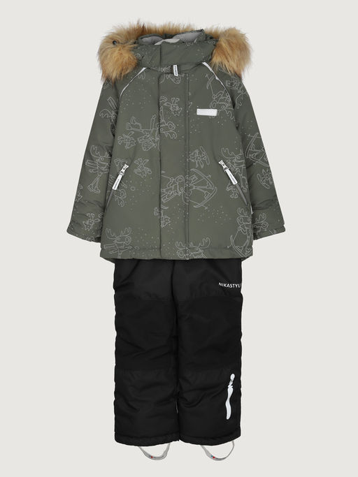 Костюм 7з0725 хаки/черный - Nikastyle фото 6