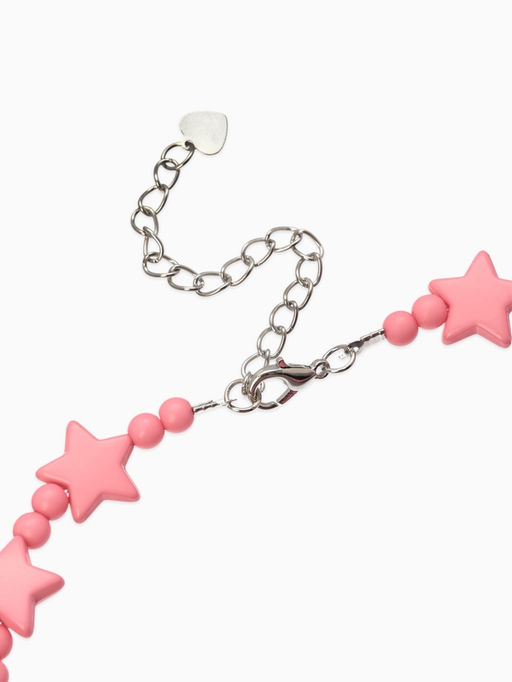 Бусы детские «Выбражулька. Звезды», набор 2 шт. розовые