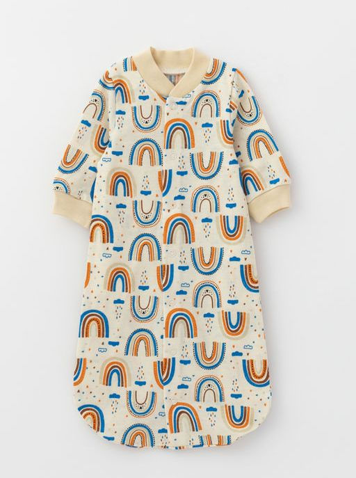 Комбинезон конверт для малыша, синий/радуга - Lesi kids фото 24