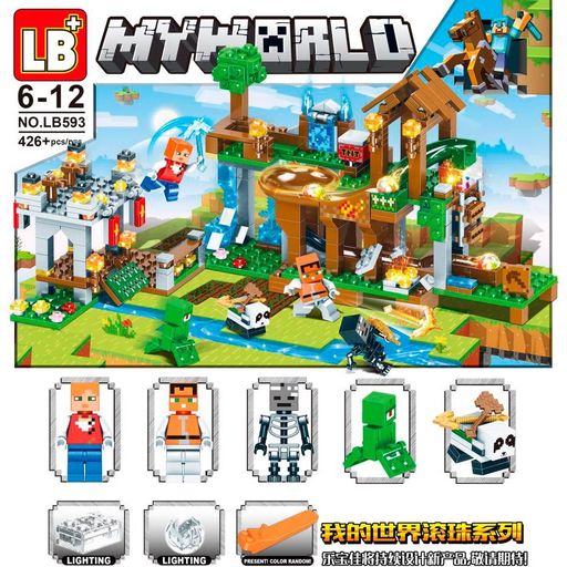 Конструктор Майнкрафт Битва в деревне - Minecraft фото 3