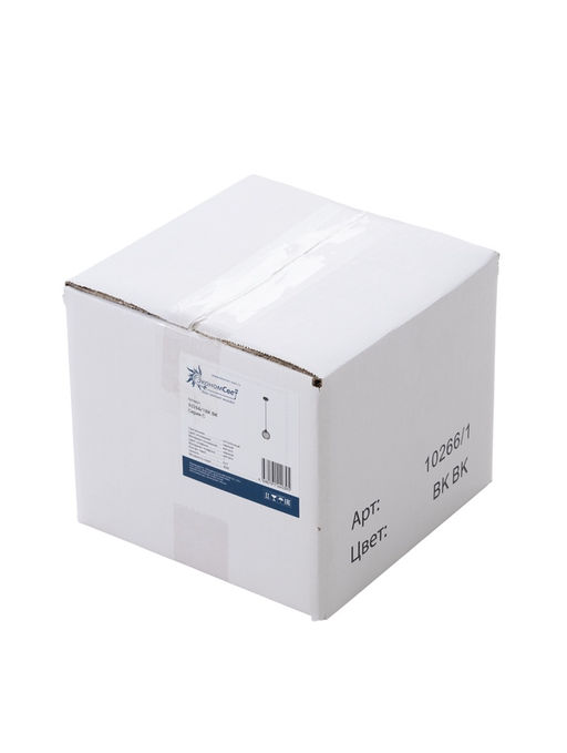 Светильник подвесной 10266/1, 1хE27, 40 Вт, чёрный