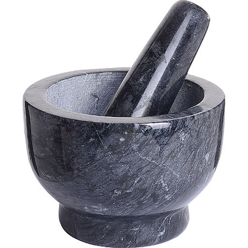 30632 Ступка с пестиком мрамор 300мл MB (х4)