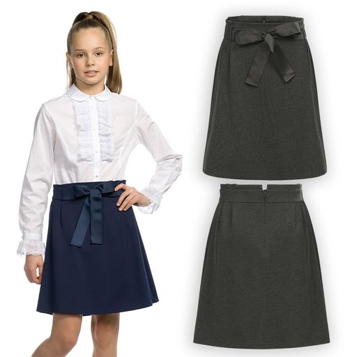 PELICAN, юбка для девочек, Темно-серый