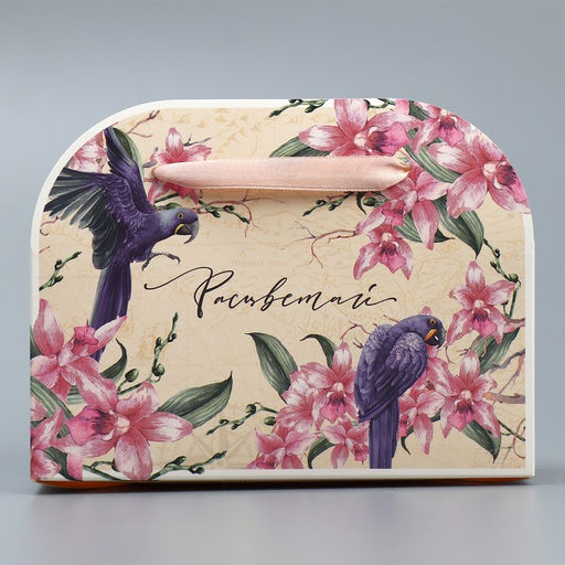 Цена за 5 шт. Переноска для цветов складная Расцветай, 17?13?7 см