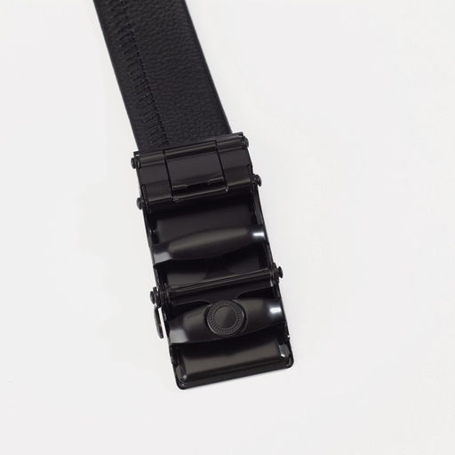 Ремень мужской, ширина 3.5 см, пряжка автомат, чёрный