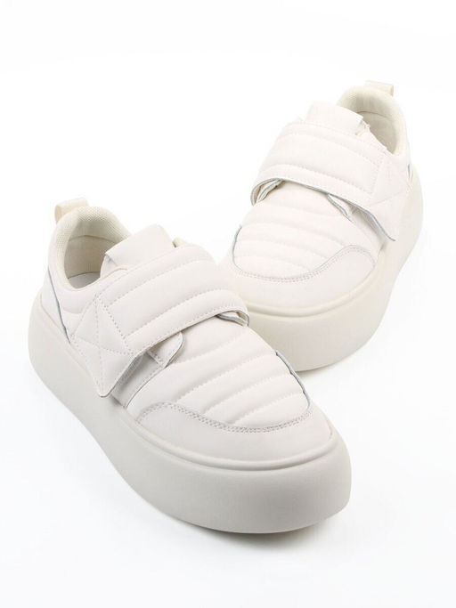 03-YH462-2 LT. BEIGE Полуботинки спортивные демисезонные женские (натуральная кожа)