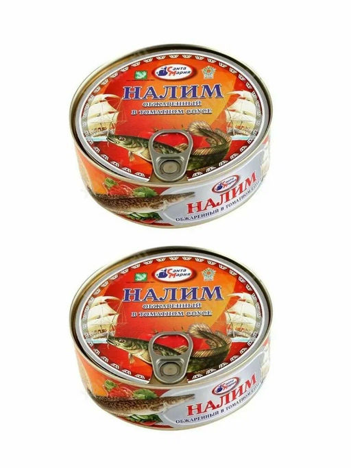 Цена за 2шт. Налим обжаренный в т/с 230 г Санта Мария, , шт