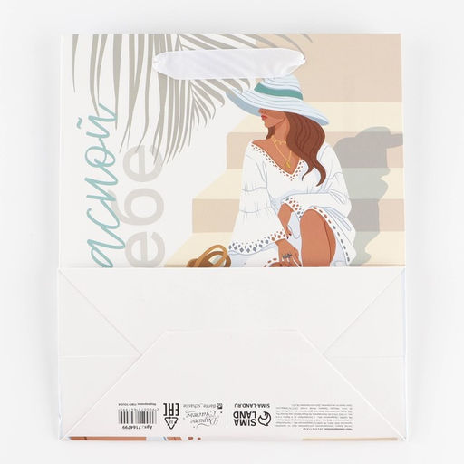 Цена за 2 шт. Пакет подарочный ламинированный, упаковка, Прекрасной тебе, ML 23?27?11.5 см