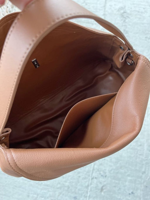 Женская кожаная сумка 8923 Браун - Sergio valentini фото 7