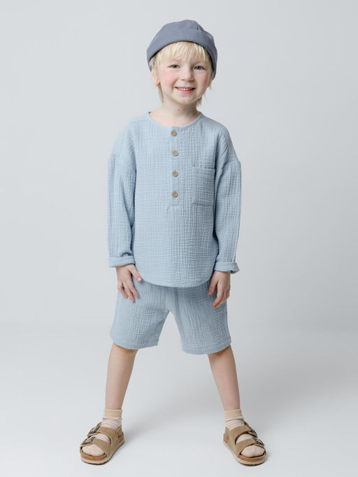 ТК 40044/нежно-голубой шорты дет