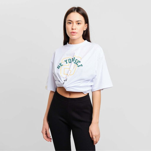 Футболка женская Mist Old School размер 42, цвет белый