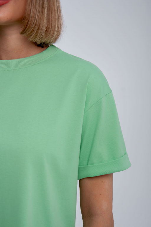 Арт. 31117 Футболка женская 44-52 (5 шт) Цвет:салатовый - Калинка фото 12